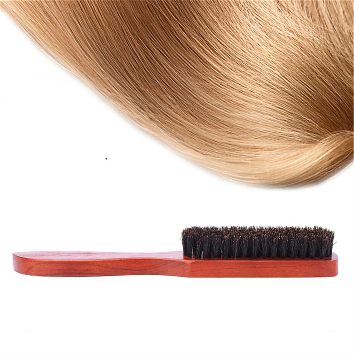SalonSculpt - Slim Wooden Teasing Brush for DIY Hairdressing 7