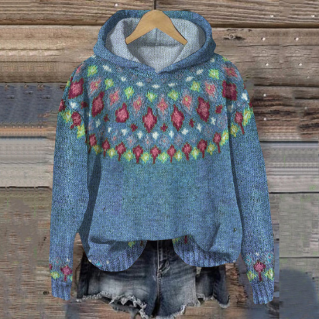 Saskia | Women's Casual Knit Hoodie | Winter 2