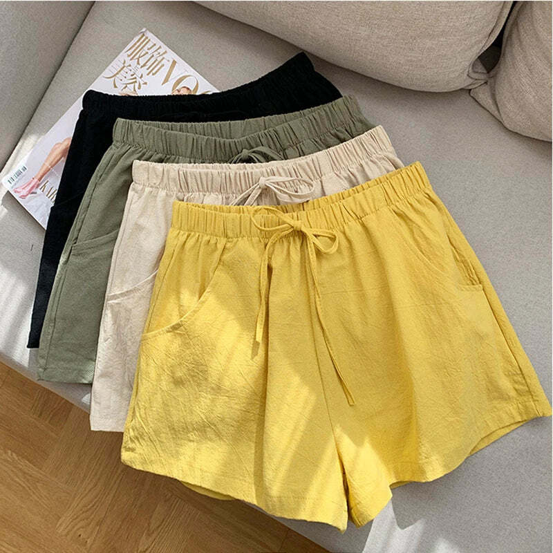 JENNA | Casual Linen Short-2