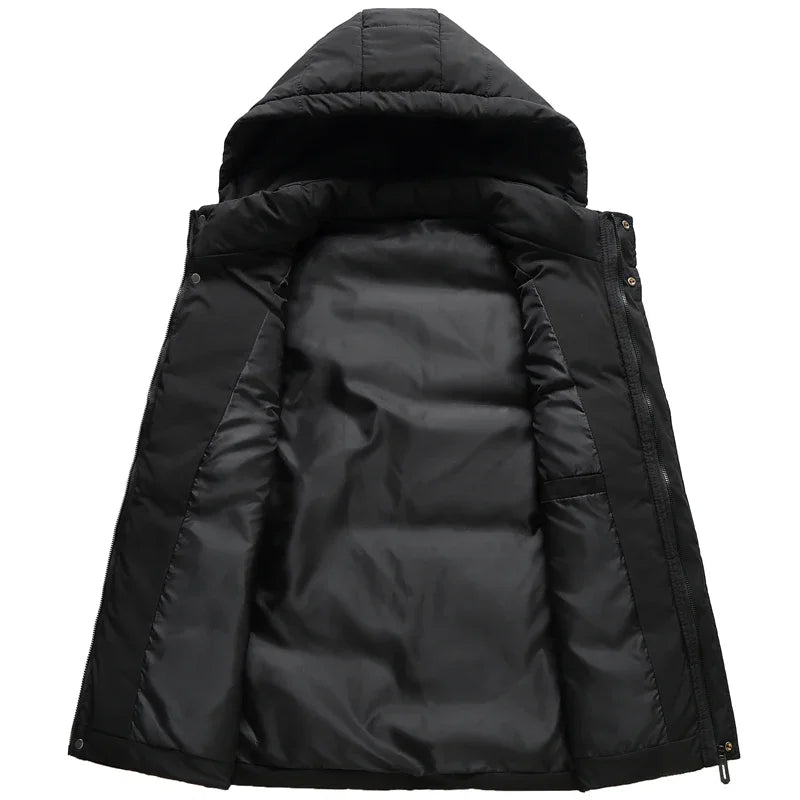 Calvin Hooded Bodywarmer | Premium Quilted Men's Bodywarmer with Hood-5