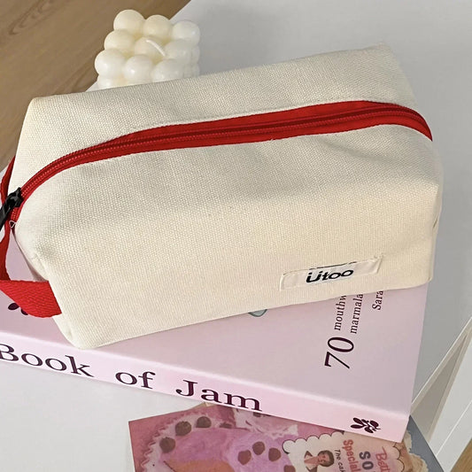 Marleigh | Canvas Cosmetic Makeup Bag 1