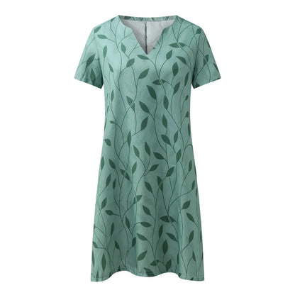  Selena | Flattering V-Neck Design Summer Dress-4