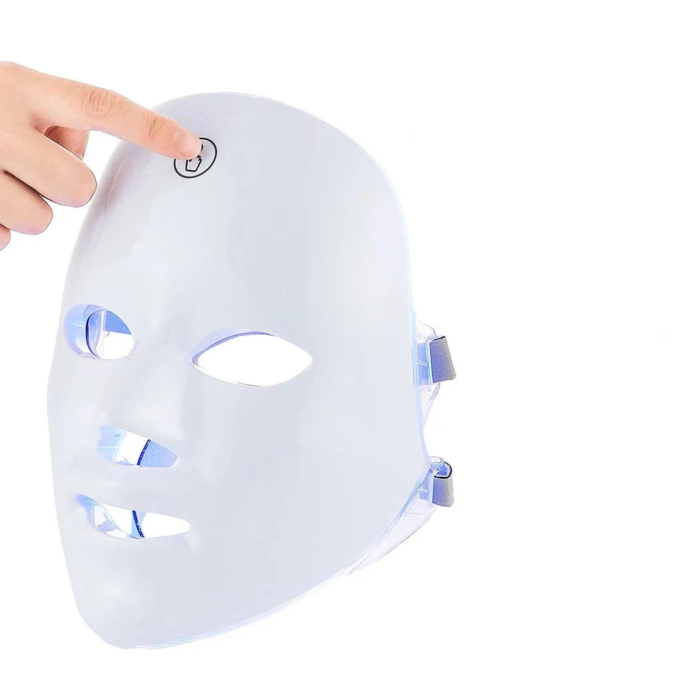 AgeGlow - 7-Color LED Therapy Mask for Facial Lifting & Whitening-2