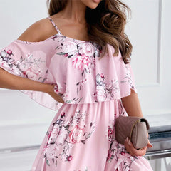  DIANE | Chiffon Floral Dress-3