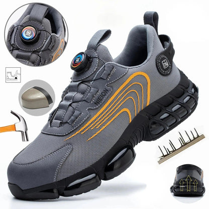Work Safety Shoes with Rotating Buckle for Men-1