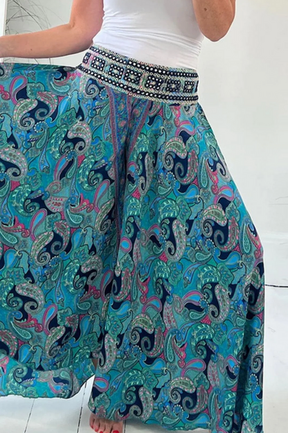 CARLA | Culottes Flower Print-3