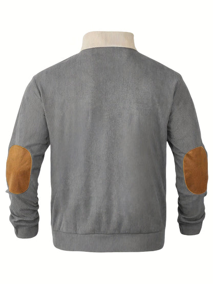 Scott | Retro Contrast Button Pullover 5