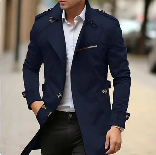 Max | Elegant Casual Trench Coat for Men-2