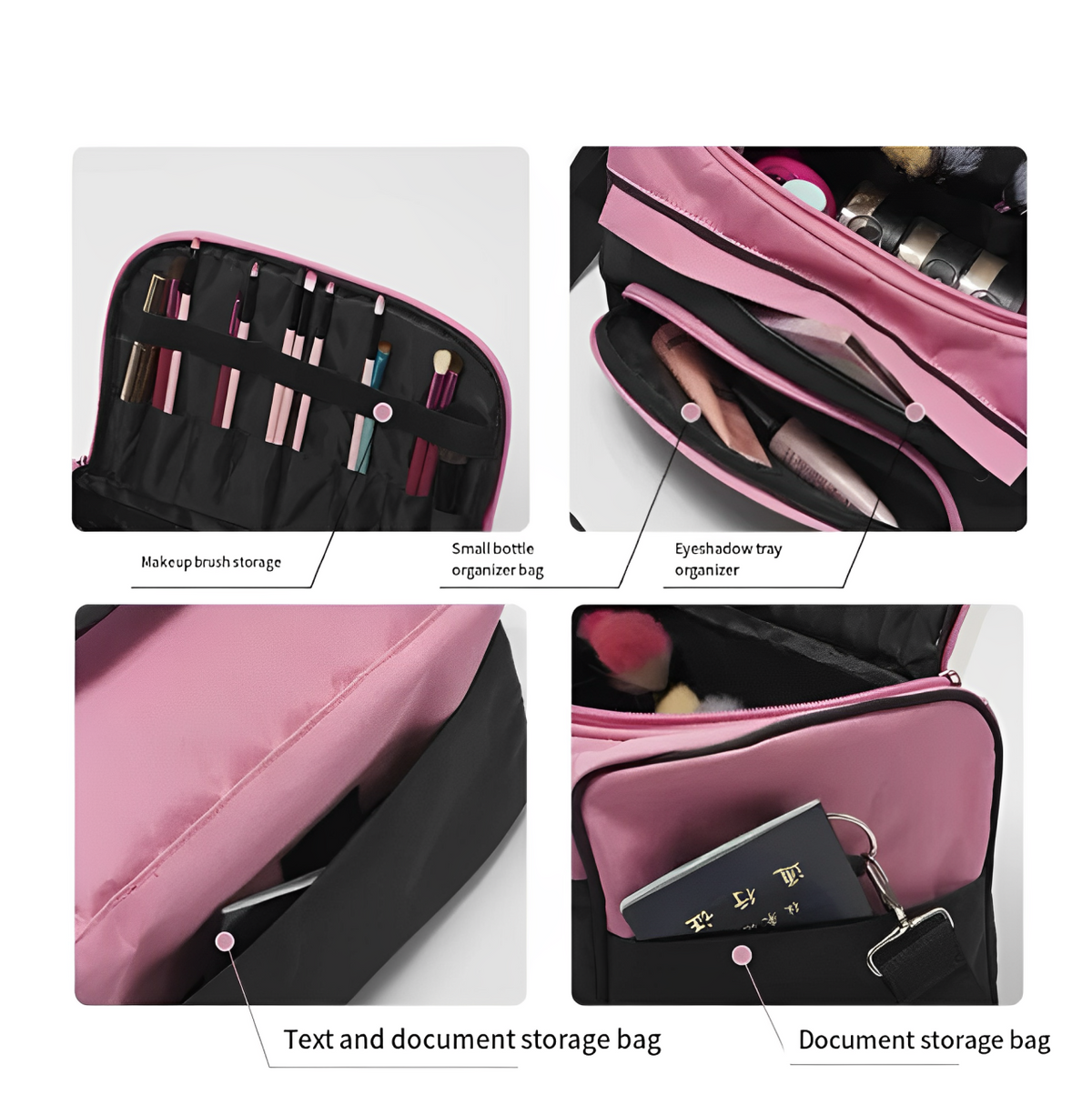 Winona | Professional Cosmetic Bag with Large Capacity for Travel 6