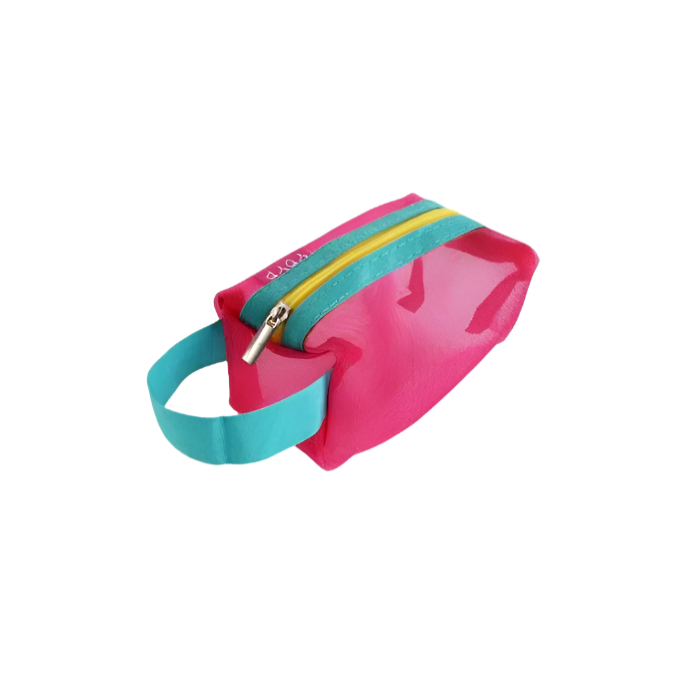 Raina | Transparent Colored Mesh Makeup Bag 4
