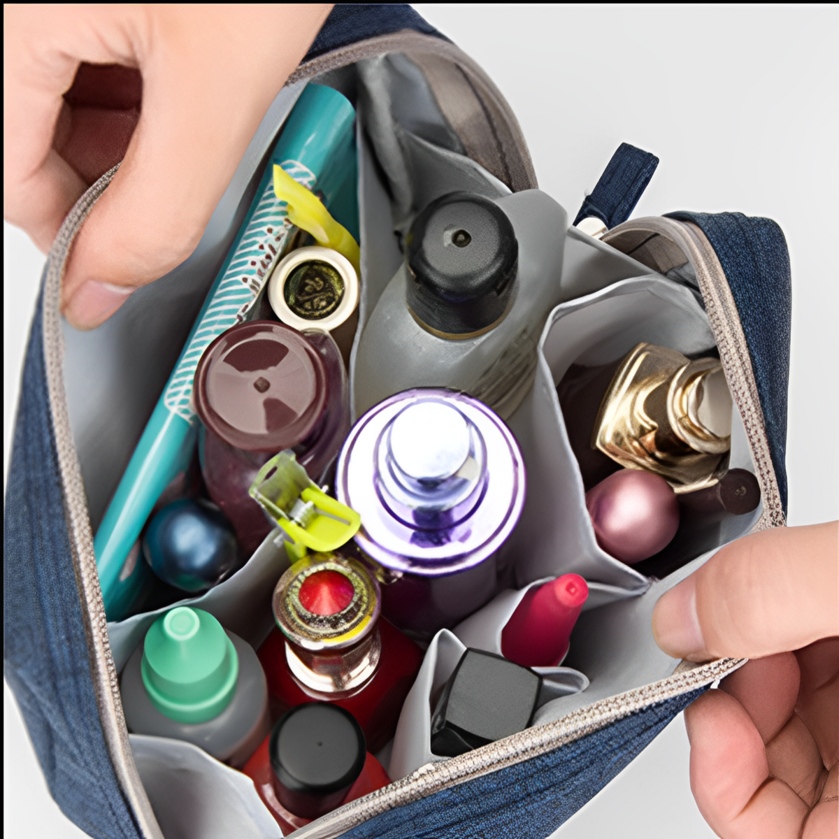 Jolie | Large Waterproof Makeup Cosmetic Toiletry Bag Organizer 4