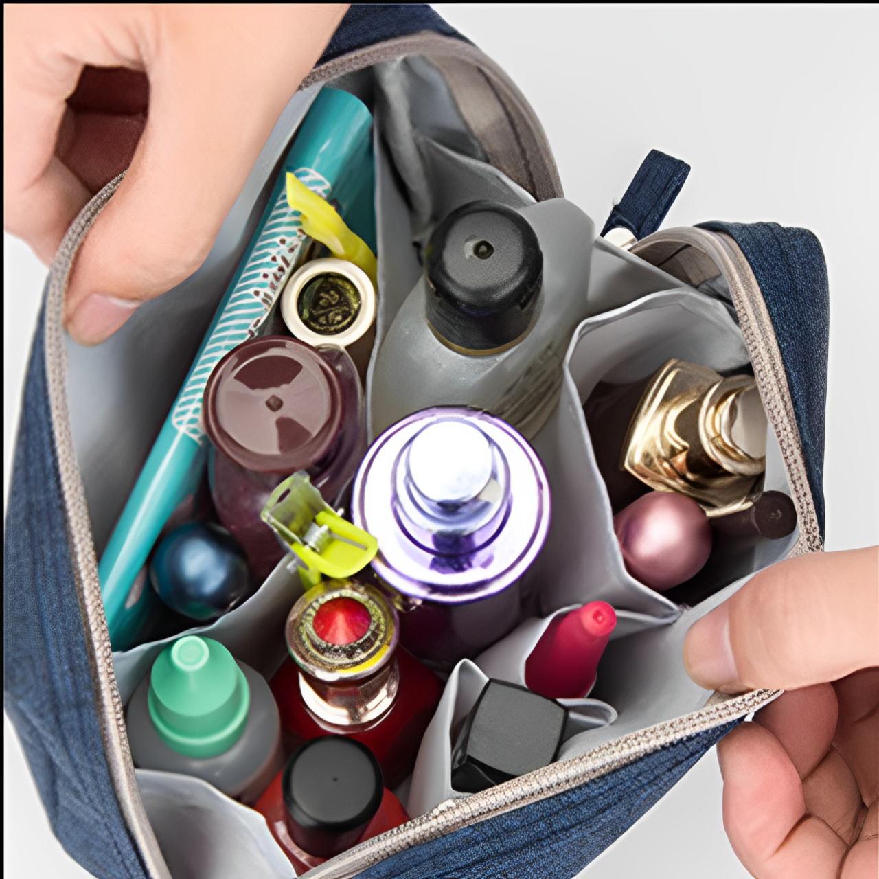 Jolie | Large Waterproof Makeup Cosmetic Toiletry Bag Organizer 4