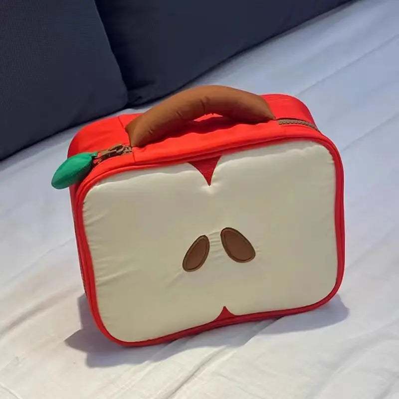 Yasmin | Apple-shaped Cosmetic Makeup Travel Bag 5