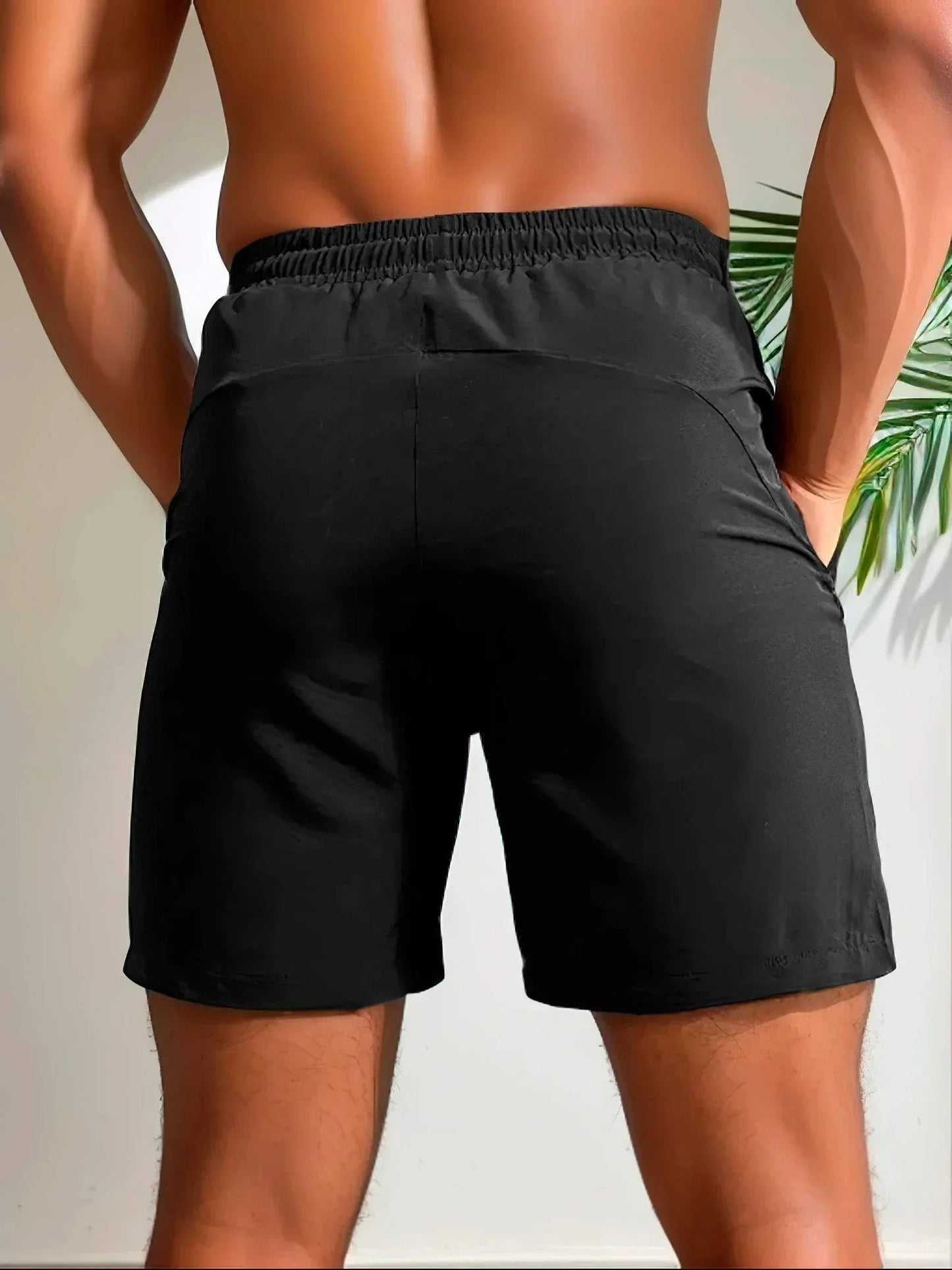  Men’s Athletic Shorts - Lightweight Moisture-Wicking - Stretch Fabric - Zip Pocket-2