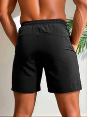  Men’s Athletic Shorts - Lightweight Moisture-Wicking - Stretch Fabric - Zip Pocket-2