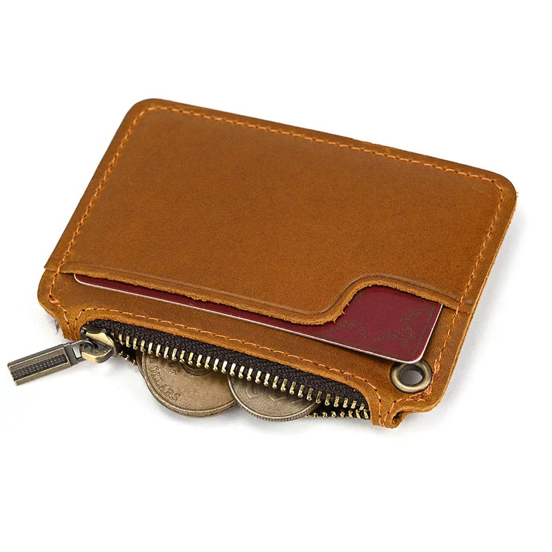 Dani | Vintage Real Leather Travel Bag with Coin Pocket 6