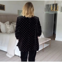ÉLÉGANCE - The Diamond Velvet Blazer