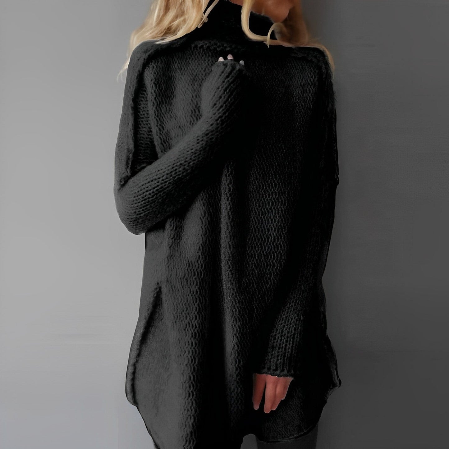 Selena | Women's Casual Turtleneck Long Sweater | Winter 1