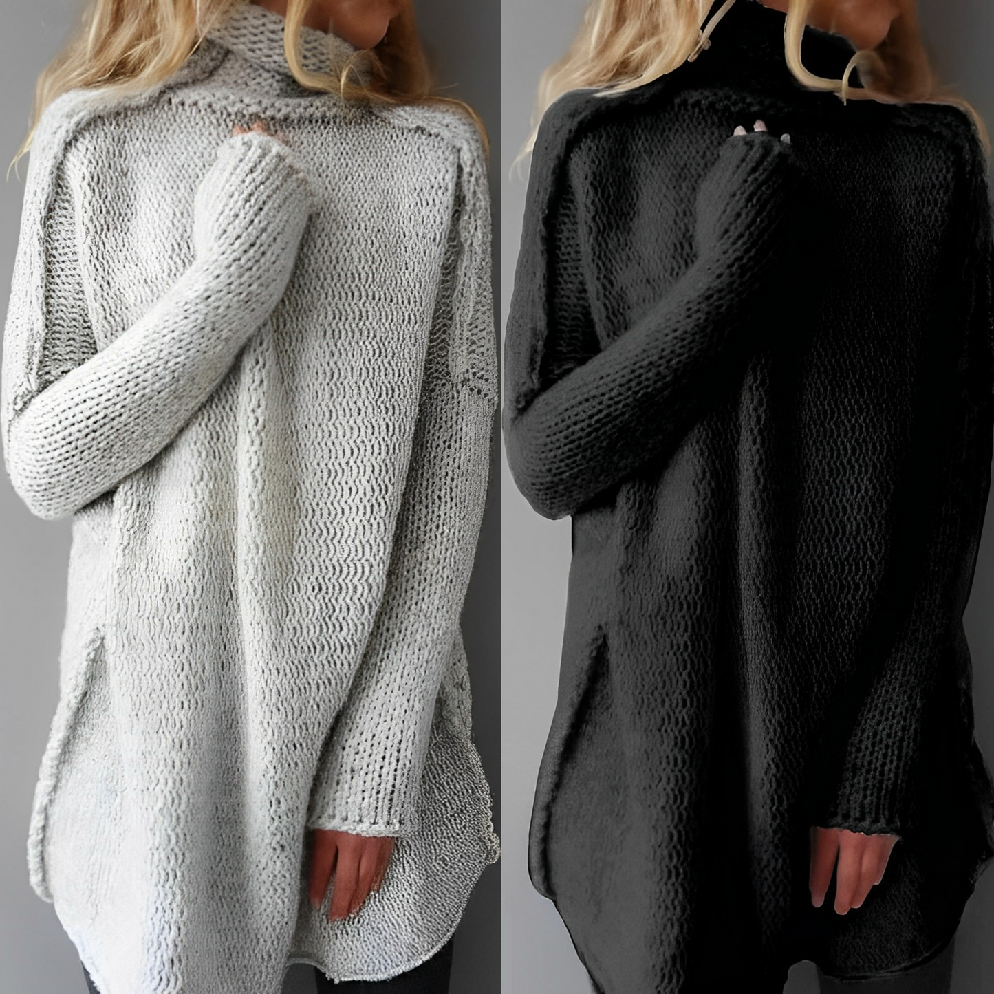 Selena | Women's Casual Turtleneck Long Sweater | Winter 2