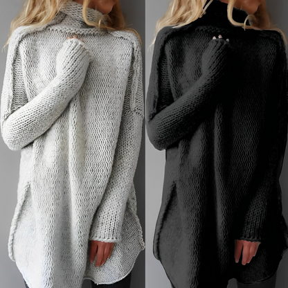 Selena | Women's Casual Turtleneck Long Sweater | Winter 2