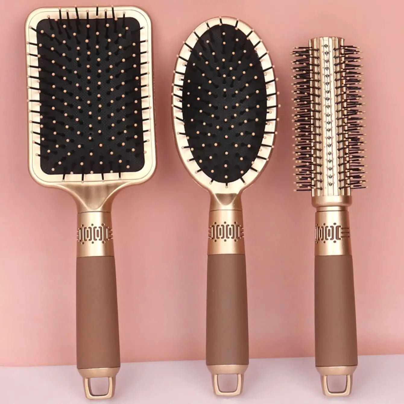 AirFlex Pro - Anti-Static Airbag Massage Paddle Brush for Curly Hair-4