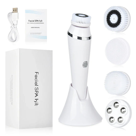 GlowCare - 4-in-1 Facial Cleanser & Massager Kit-1