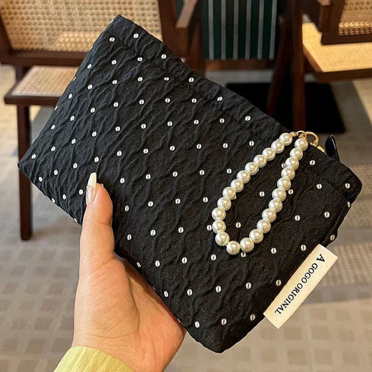 Billie | Classic Polka Dot Travel Cosmetic Bag 1