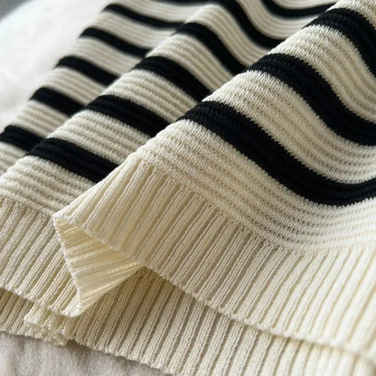  ADELINE | Striped Knit Beach Dress-4