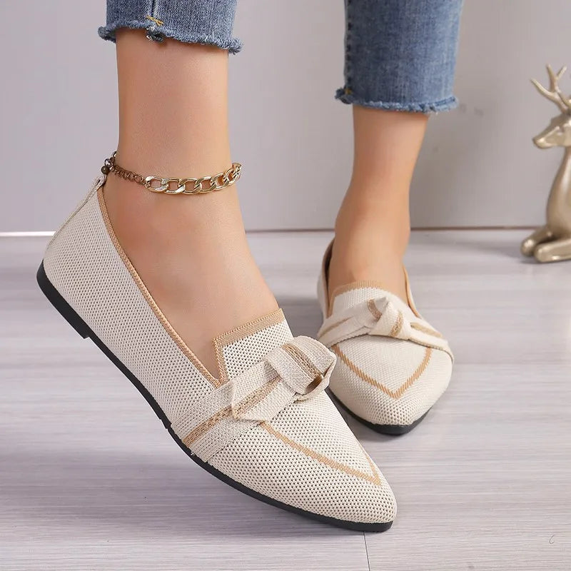 JANA | Pointed Toe Loafers-3