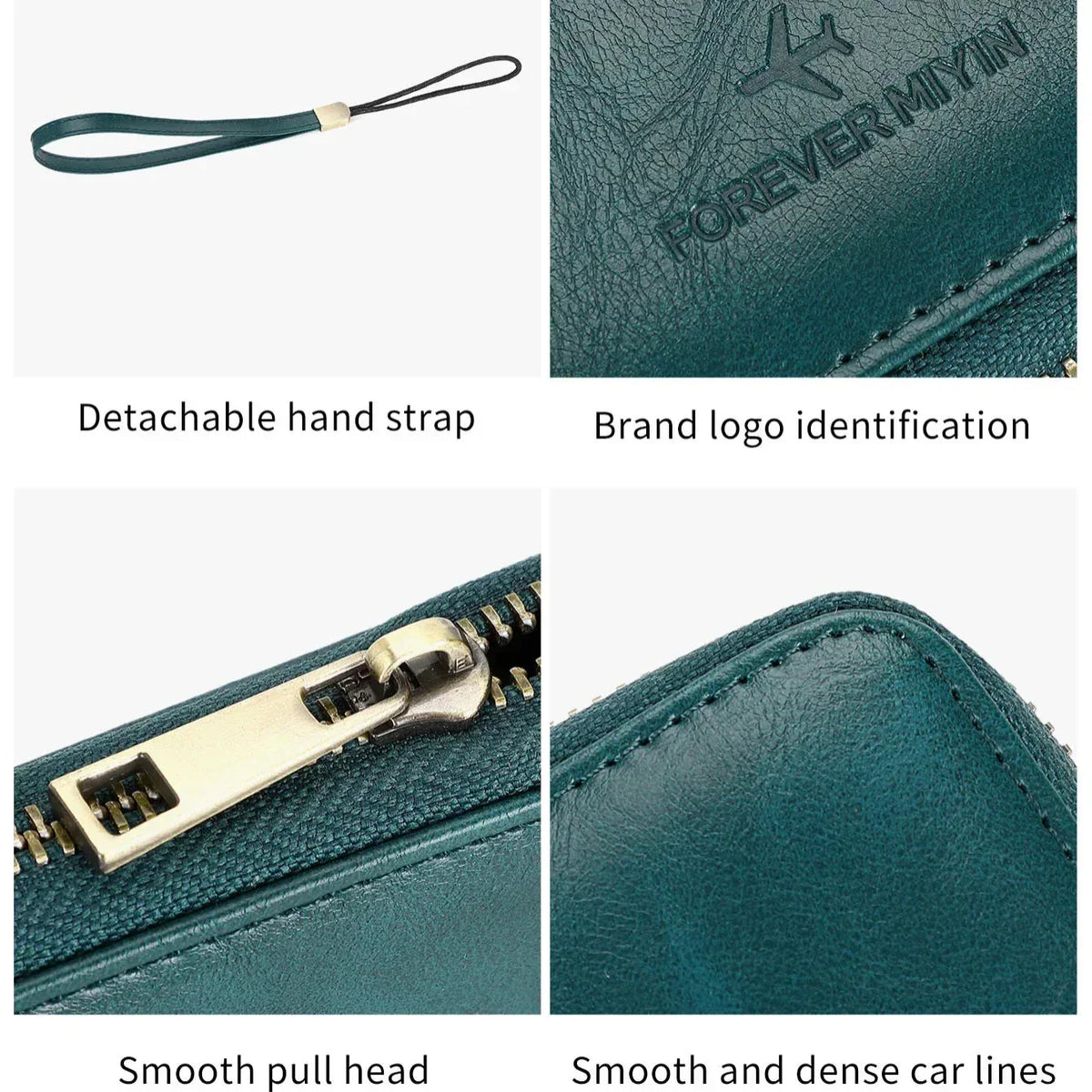 Samira | RFID-blocking Passport Holder Travel Wallet with Wrist Strap 4