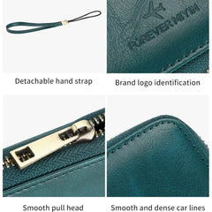 Samira | RFID-blocking Passport Holder Travel Wallet with Wrist Strap 4