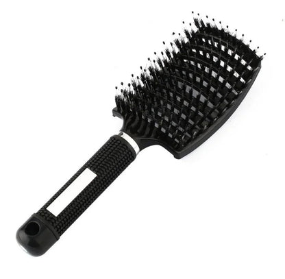 SilkyDetangle Comb - Bristle & Nylon Hairbrush for Effortless Styling 0