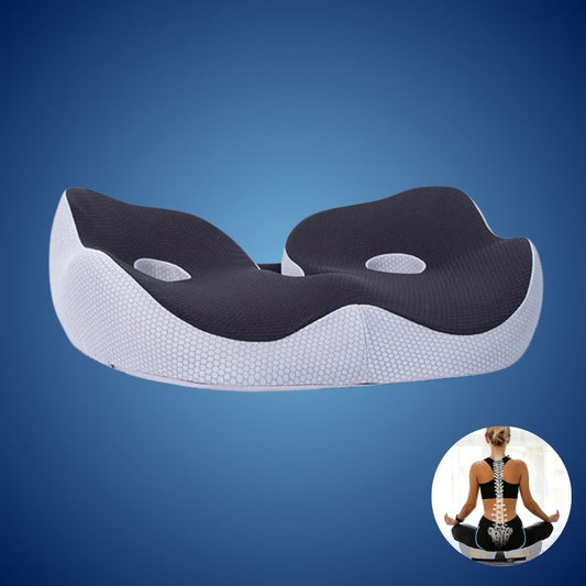 SitSmart Adjustable Memory Foam Sit Bone Relief | Seat Cushion for Tailbone Pressure Pain - Posture Support in Office Chairs 0