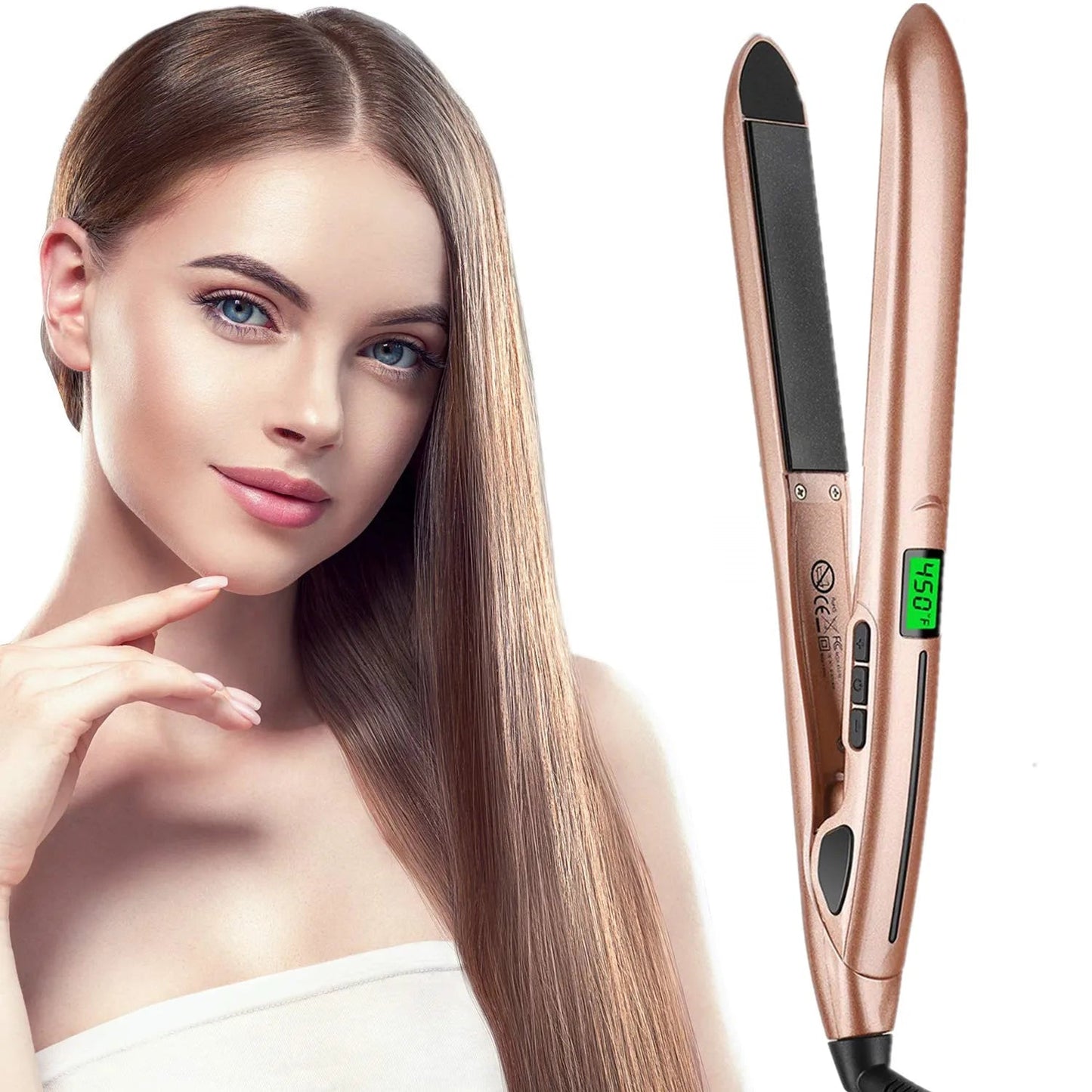 SmartWave - Ceramic Hair Waver and Straightener with LCD Technology 1