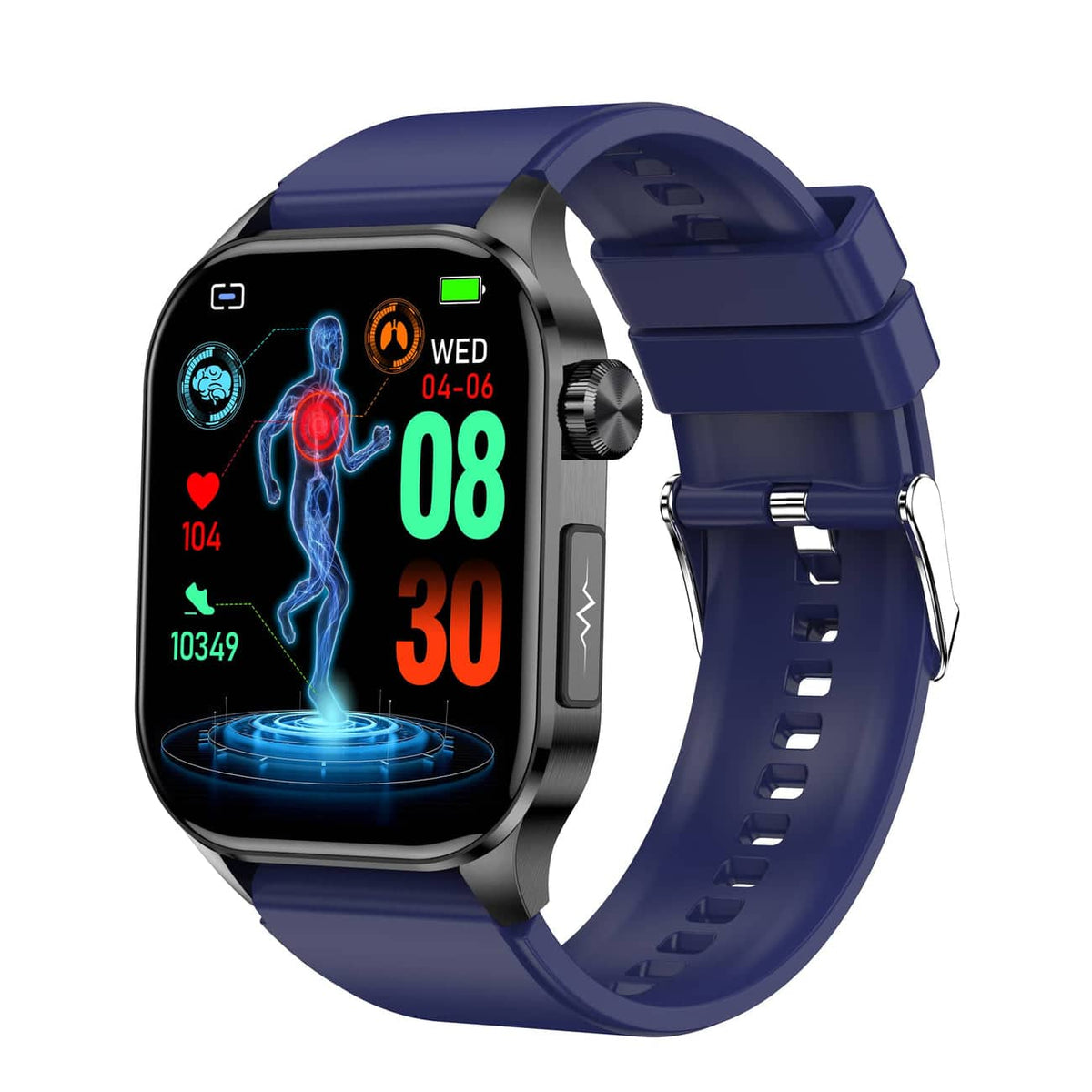 Smartwatch for health & fitness - EKG, blood pressure, heart rate measurement - iOS & Android compatible 0