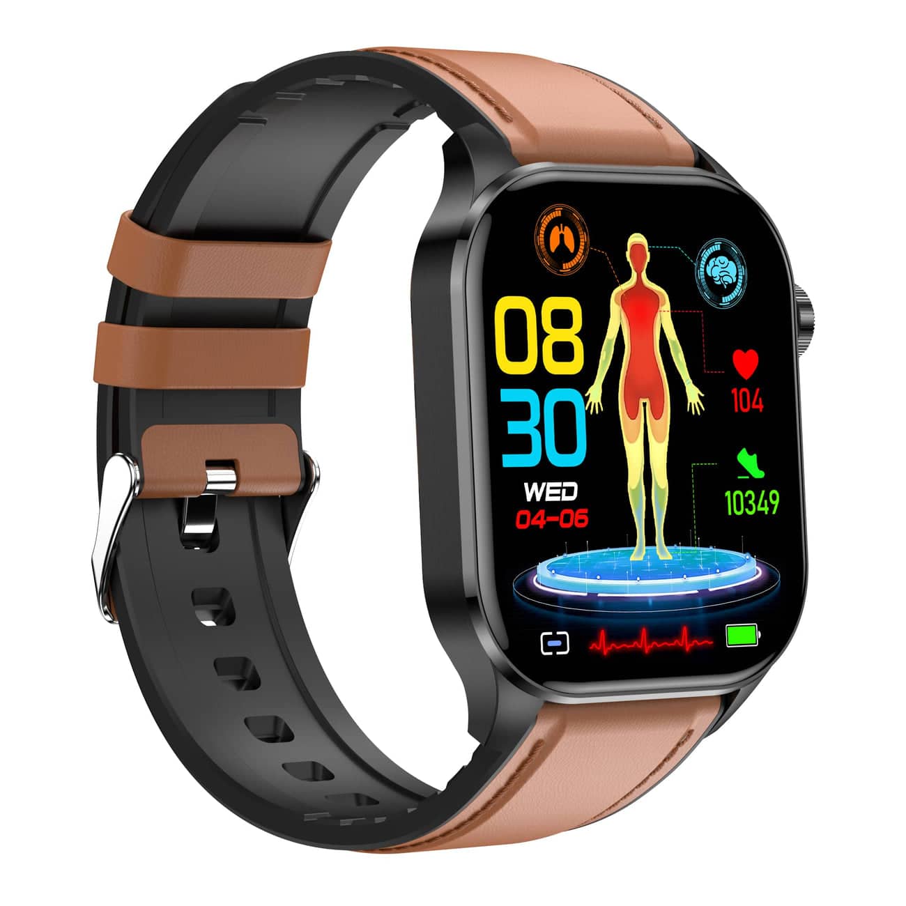 Smartwatch for health & fitness - EKG, blood pressure, heart rate measurement - iOS & Android compatible 10
