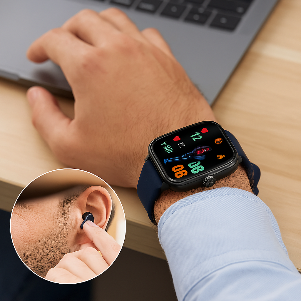 Smartwatch for health & fitness - EKG, blood pressure, heart rate measurement - iOS & Android compatible 2