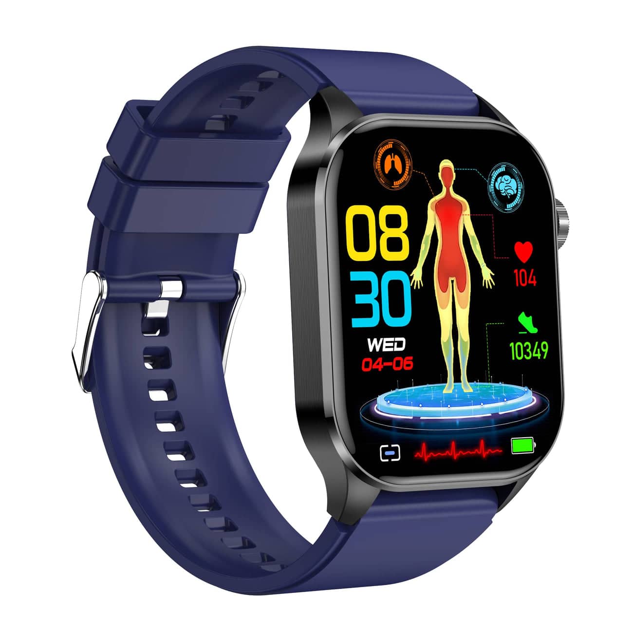 Smartwatch for health & fitness - EKG, blood pressure, heart rate measurement - iOS & Android compatible 4