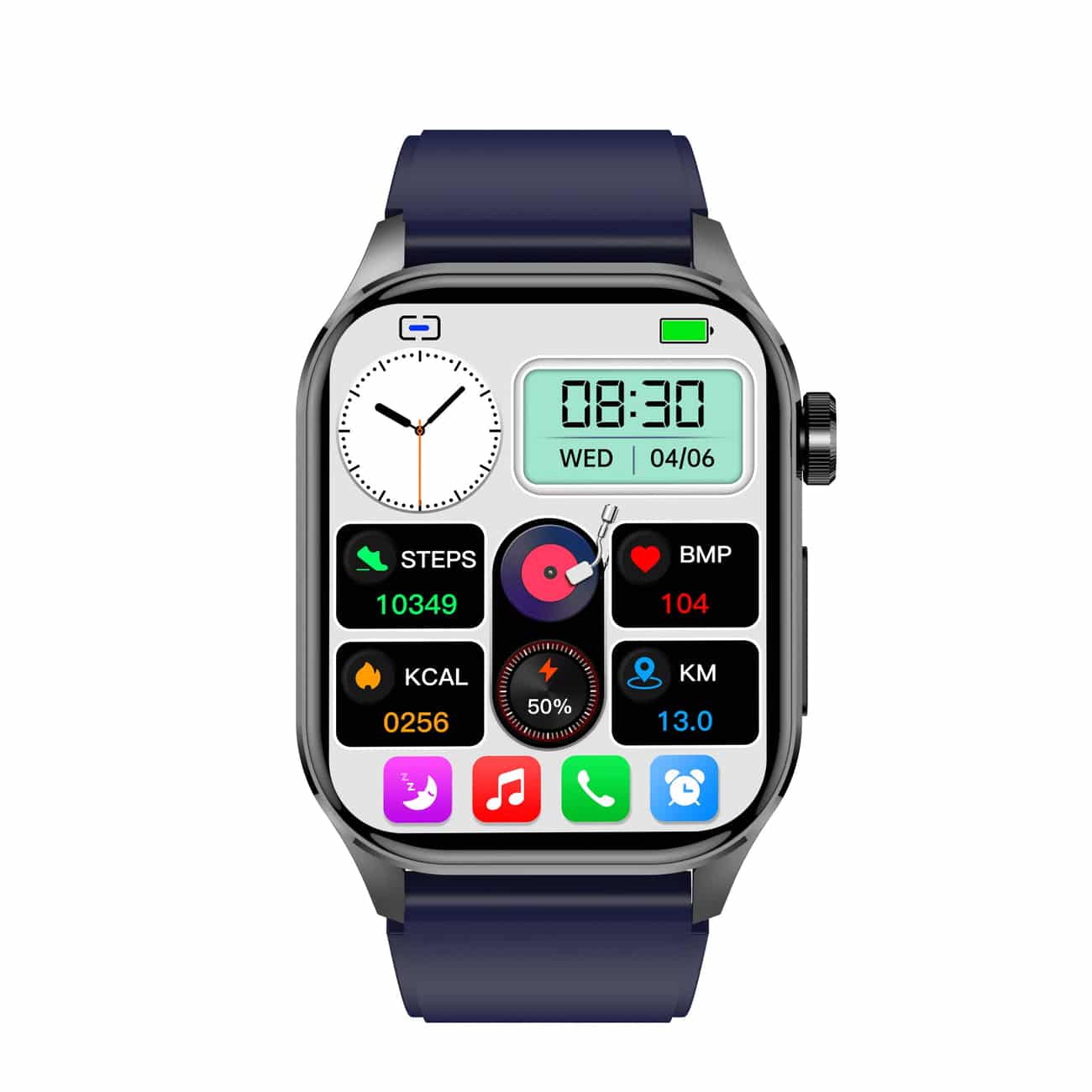 Smartwatch for health & fitness - EKG, blood pressure, heart rate measurement - iOS & Android compatible 5