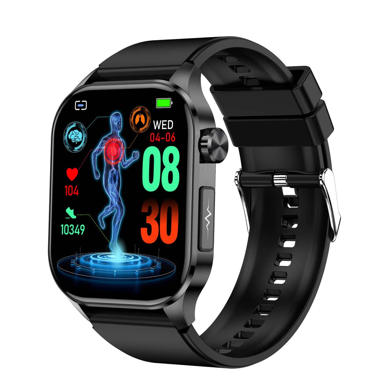 Smartwatch for health & fitness - EKG, blood pressure, heart rate measurement - iOS & Android compatible 7