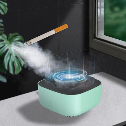 Smoke removal air purifier ashtray with advanced filtration system - stylish inner smell siminator for clean air 4