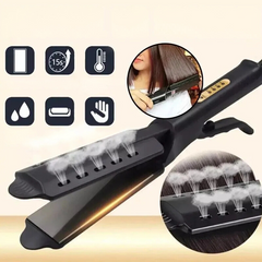 SmoothWave - Adjustable Heat Dual Hair Tool for Effortless Curls & Straightening 1