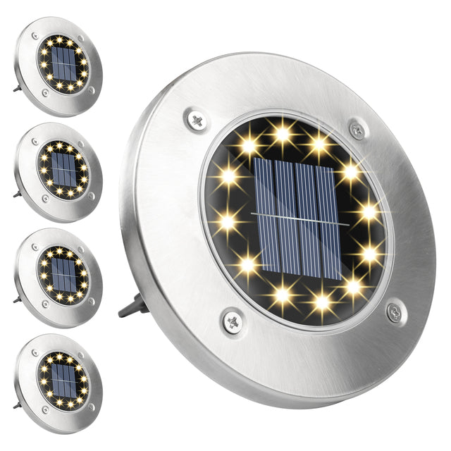 Solar-powered LED garden lights with twilight sensor – weatherproof and energy-efficient for outdoor areas 4