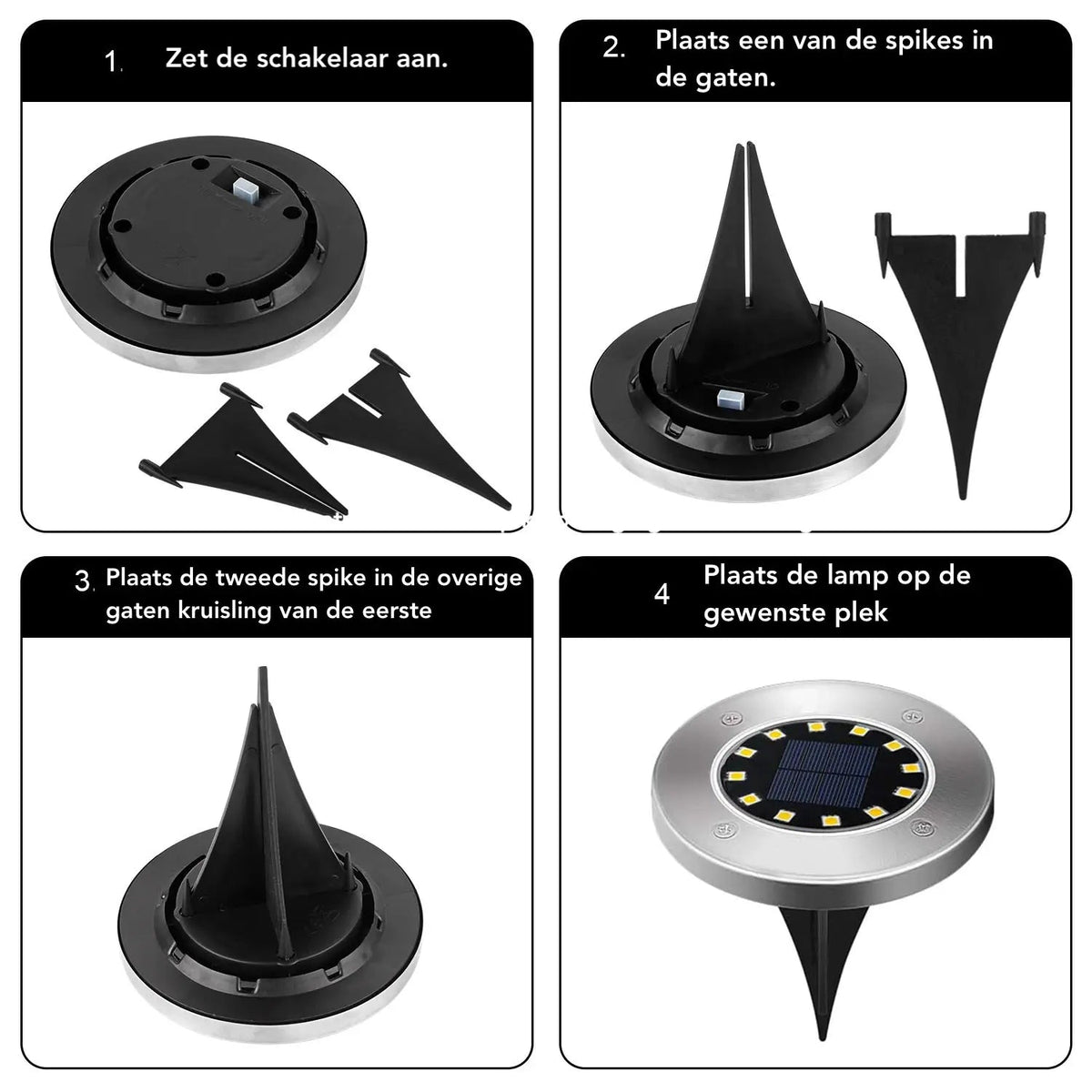 Solar-powered LED garden lights with twilight sensor – weatherproof and energy-efficient for outdoor areas 5