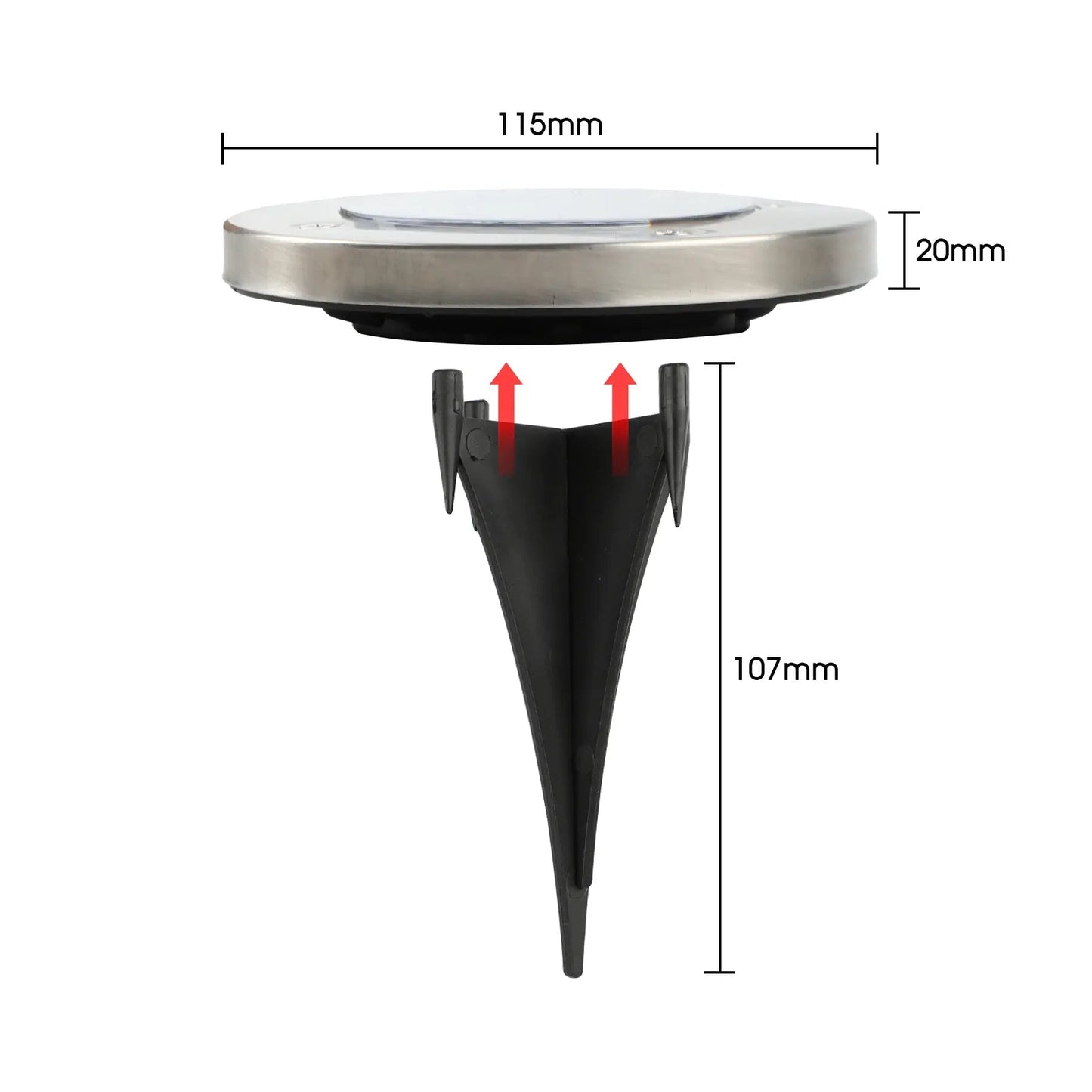Solar-powered LED garden lights with twilight sensor – weatherproof and energy-efficient for outdoor areas 6