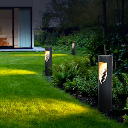 Solar-powered LED outdoor light with automatic light sensor – minimalist outdoor lamp for garden and patio 2