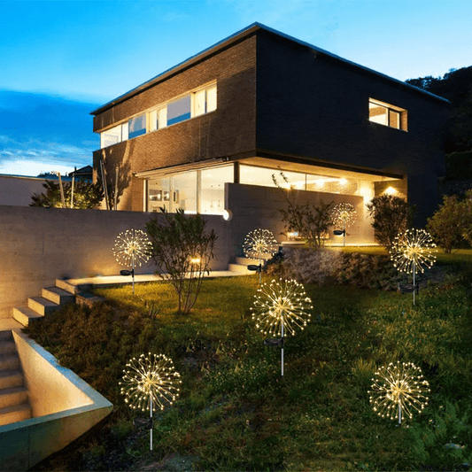 Solar-powered garden lights with flexible copper wire lighting – warm white and RGB LED, waterproof, 100 LEDs, 10 meters long 0