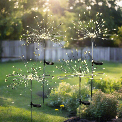 Solar-powered garden lights with flexible copper wire lighting – warm white and RGB LED, waterproof, 100 LEDs, 10 meters long 7