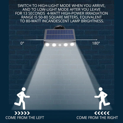 Solar-powered outdoor light with PIR motion sensor – IP68 waterproof, energy-efficient outdoor lights for security and convenience 2