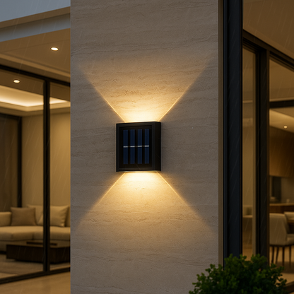 Solar-powered outdoor light with dusk detection – Waterproof garden lamp for stylish outdoor lighting 0